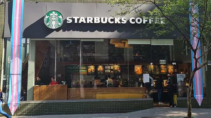 Loja do Starbucks em São Paulo